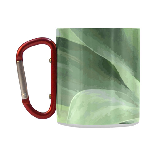 Green Succulent Desert Nature Art Classic Insulated Mug(10.3OZ)