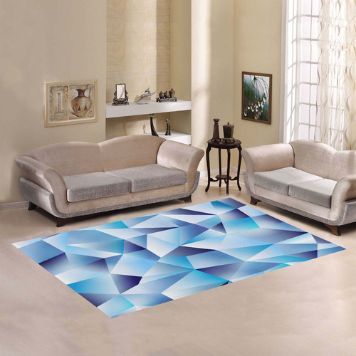 cold as ice Area Rug7'x5'