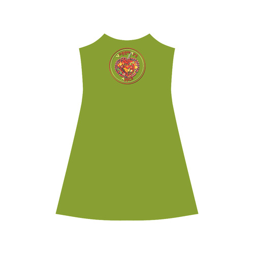 VeggieArt Apple Alcestis Slip Dress (Model D05)