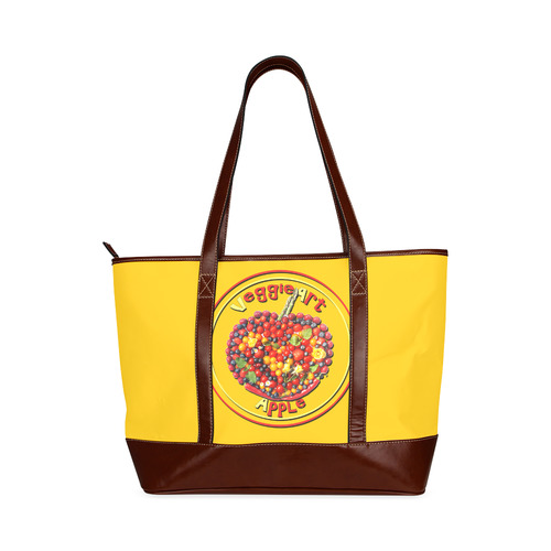 VeggieArt Apple Tote Handbag (Model 1642)