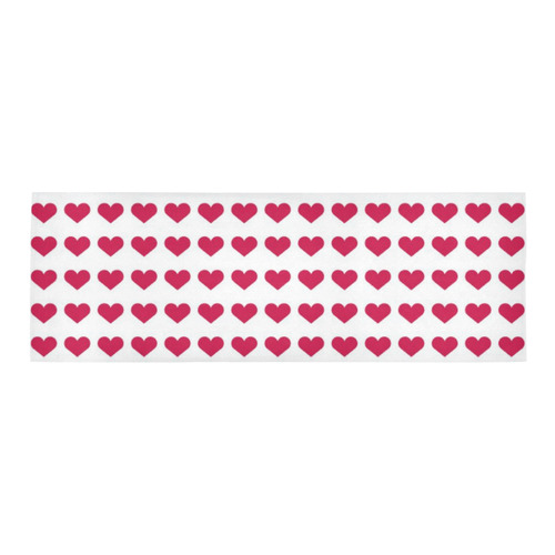 sweet allover hearts A Area Rug 9'6''x3'3''