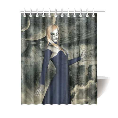 Fairy in the dark site Shower Curtain 60"x72"