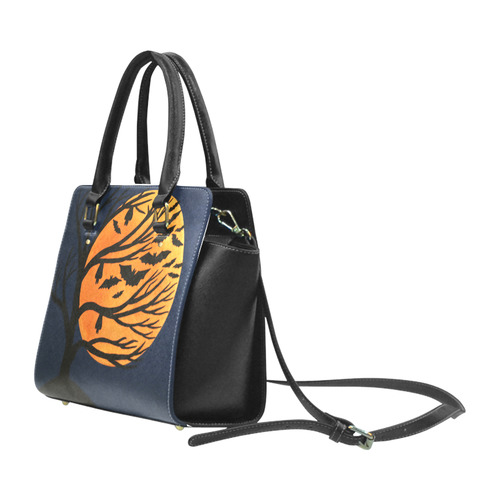 Spooky Bats Classic Shoulder Handbag (Model 1653)