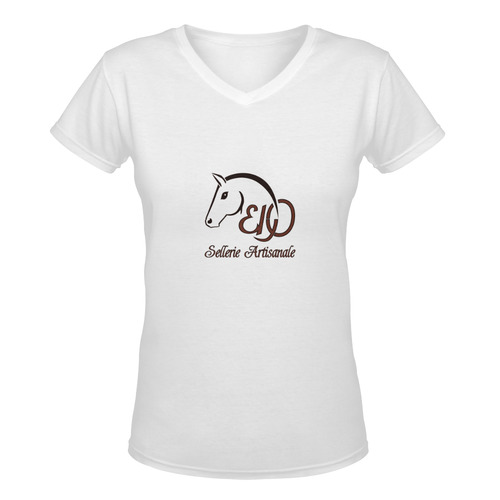 Ely'O Women's Deep V-neck T-shirt (Model T19)