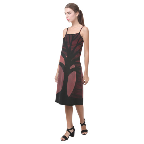 Spooky Spider Tree Alcestis Slip Dress (Model D05)