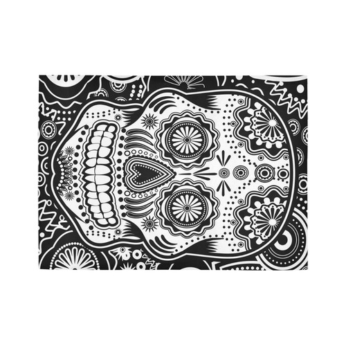 sugar skull Area Rug7'x5'