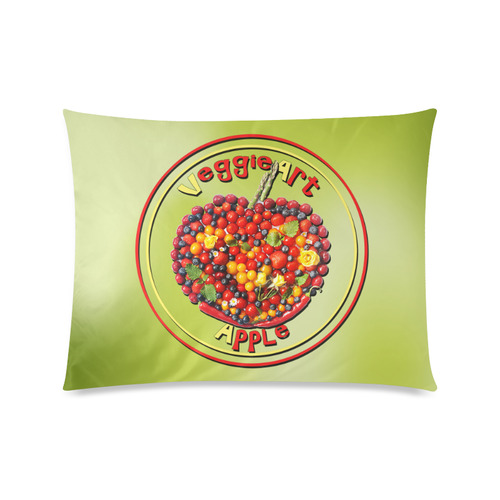 VeggieArt Apple Custom Picture Pillow Case 20"x26" (one side)