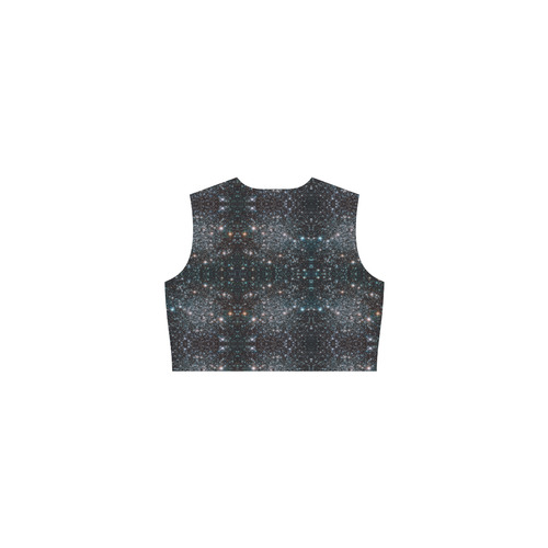 NASA: Heavy Metal Stars Cluster Astronomy Abstract Eos Women's Sleeveless Dress (Model D01)