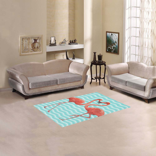 flamingo love Area Rug 2'7"x 1'8‘’