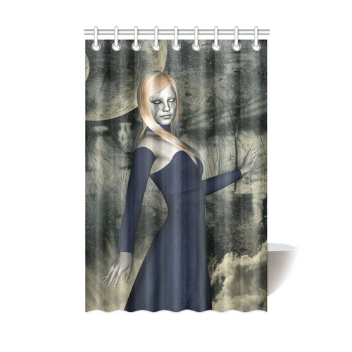 Fairy in the dark site Shower Curtain 48"x72"