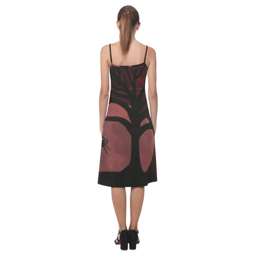 Spooky Spider Tree Alcestis Slip Dress (Model D05)