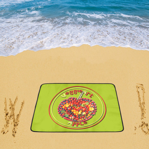 VeggieArt Apple Beach Mat 78"x 60"