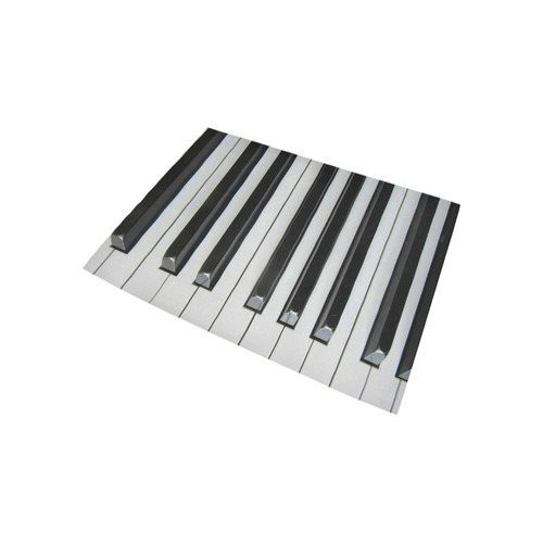 3D Piano Keys Area Rug 5'3''x4'