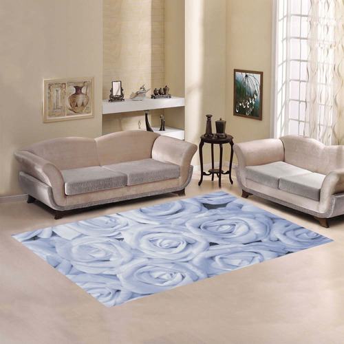 gorgeous roses B Area Rug7'x5'