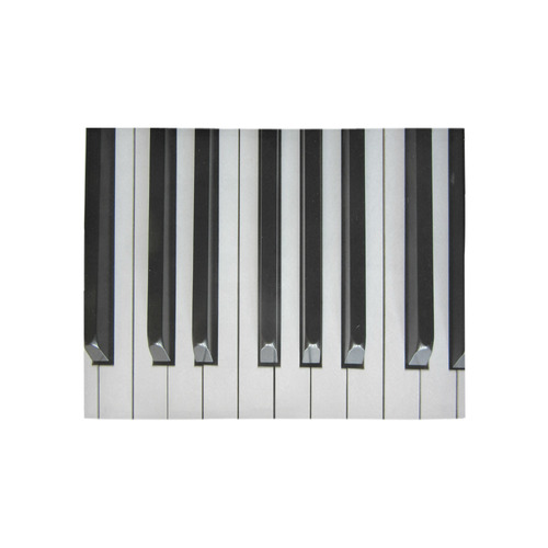 3D Piano Keys Area Rug 5'3''x4'
