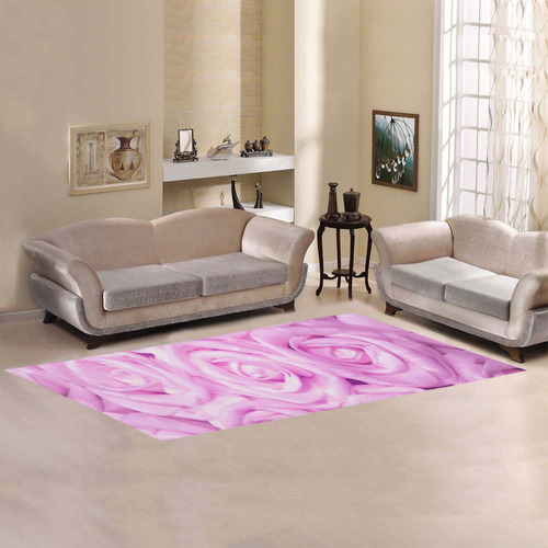 gorgeous roses F Area Rug 9'6''x3'3''