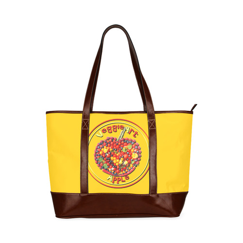 VeggieArt Apple Tote Handbag (Model 1642)