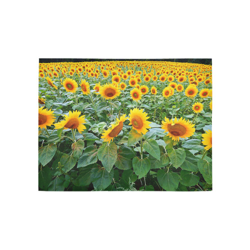 Sunflower Field Area Rug 5'3''x4'