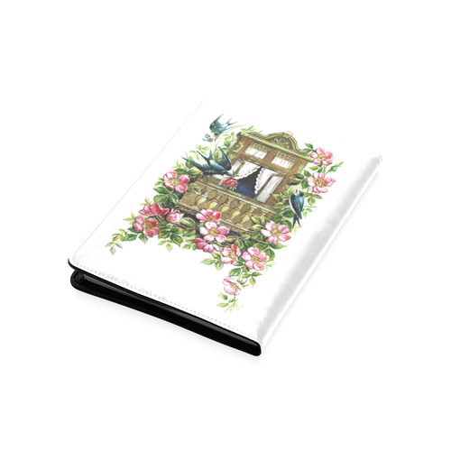 Vintage Birds and Flowers Custom NoteBook A5