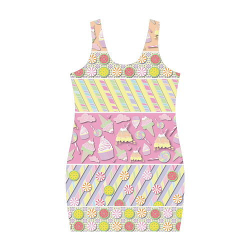 Candy, Cupcakes and Ice Cream Medea Vest Dress (Model D06)