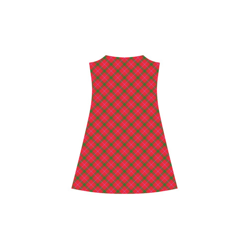 Holiday Plaid / Tartan Alcestis Slip Dress (Model D05)