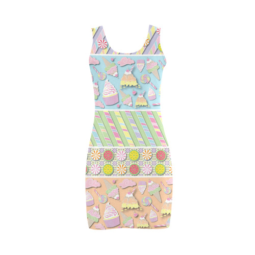 Candy, Cupcakes and Ice Cream Medea Vest Dress (Model D06)