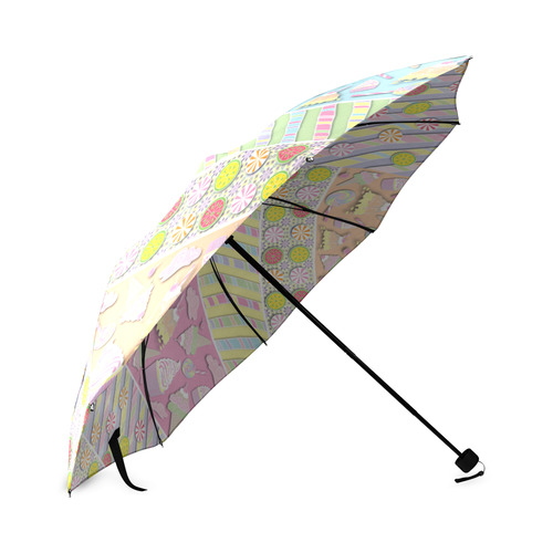 Candy, Cupcakes and Ice Cream Foldable Umbrella (Model U01)