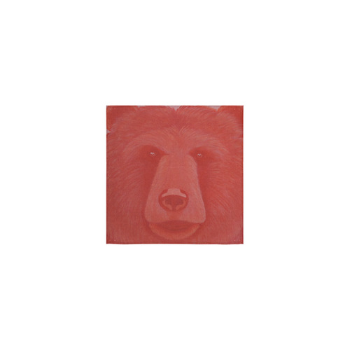 Vermillion Bear Square Towel 13“x13”