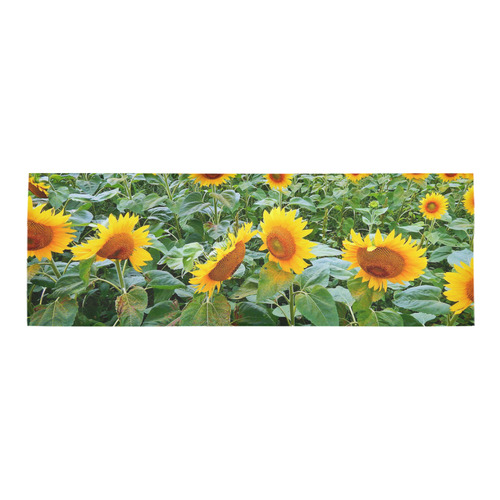 Sunflower Field Area Rug 9'6''x3'3''
