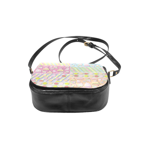Candy, Cupcakes and Ice Cream Classic Saddle Bag/Small (Model 1648)