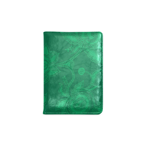 Vintage Floral Green Custom NoteBook A5