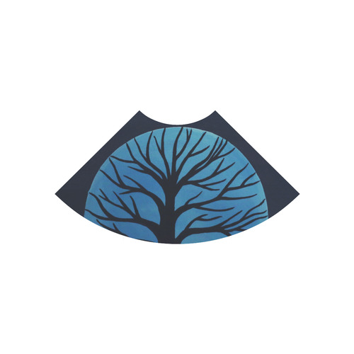 Spooky Tree (Blue) Atalanta Casual Sundress(Model D04)