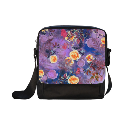 flowers 1 Crossbody Nylon Bags (Model 1633)