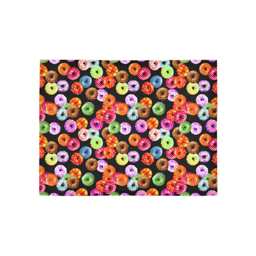 Colorful Yummy DONUTS pattern Area Rug 5'3''x4'