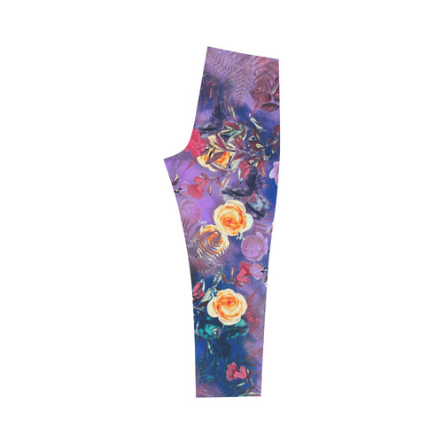 flowers 1 Capri Legging (Model L02)