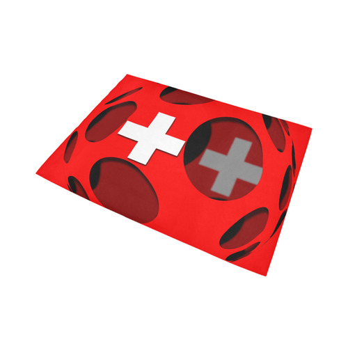 The Flag of Switzerland Area Rug7'x5'