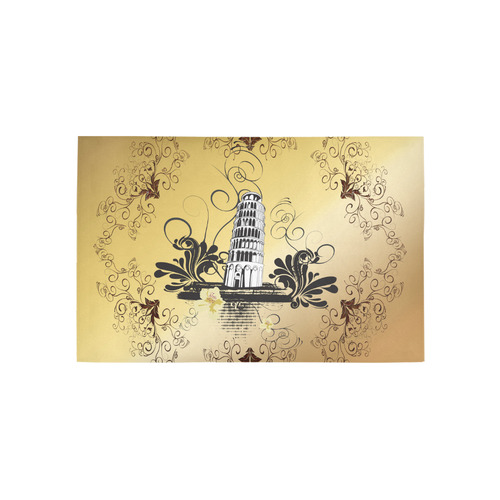 The leaning tower of Pisa Area Rug 5'x3'3''