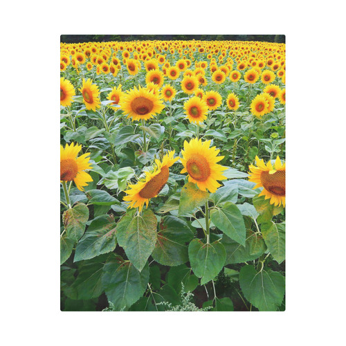 Sunflower Field Duvet Cover 86"x70" ( All-over-print)