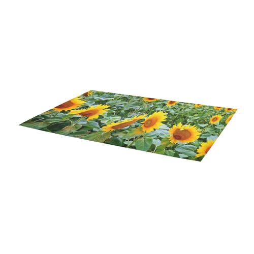 Sunflower Field Area Rug 9'6''x3'3''