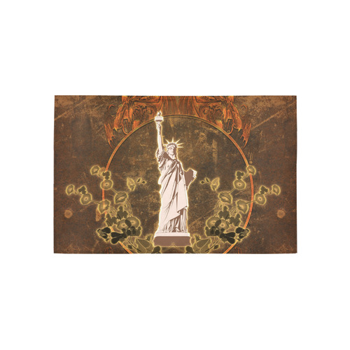Statue of liberty with flowers Area Rug 5'x3'3''