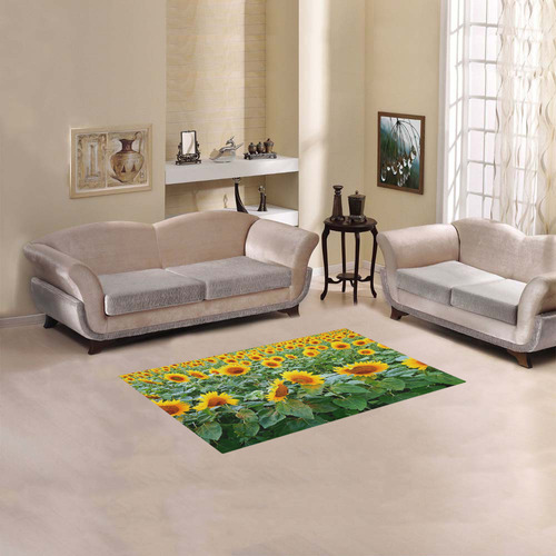 Sunflower Field Area Rug 2'7"x 1'8‘’