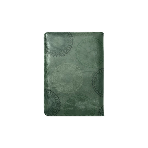 Camouflage Olive Green Lace Doily Custom NoteBook A5