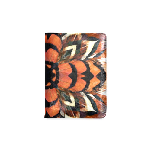 Pheasant Feather Kaleidoscope Custom NoteBook A5