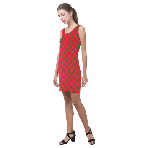 Holiday Plaid / Tartan Medea Vest Dress (Model D06)