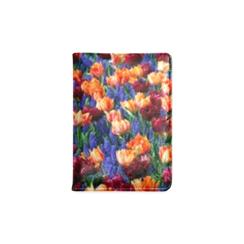 Colorful Tulips and Purple Hyacinth Custom NoteBook A5