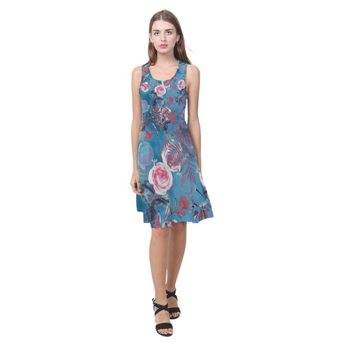 flowers 4 Atalanta Casual Sundress(Model D04)