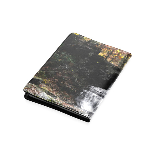 Dark Rock Pixel Waterfall Custom NoteBook A5