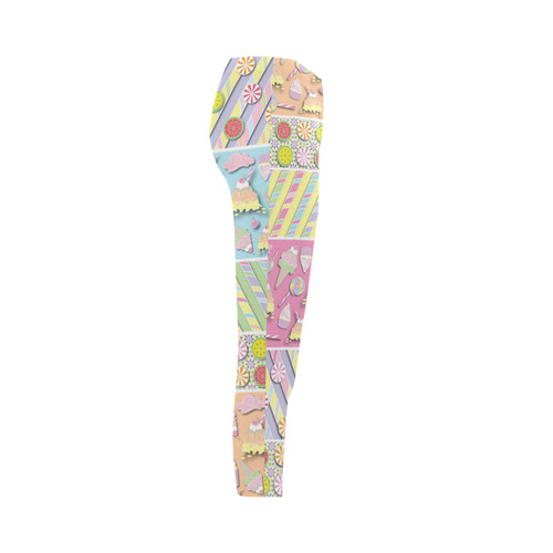 Candy, Cupcakes and Ice Cream Capri Legging (Model L02)