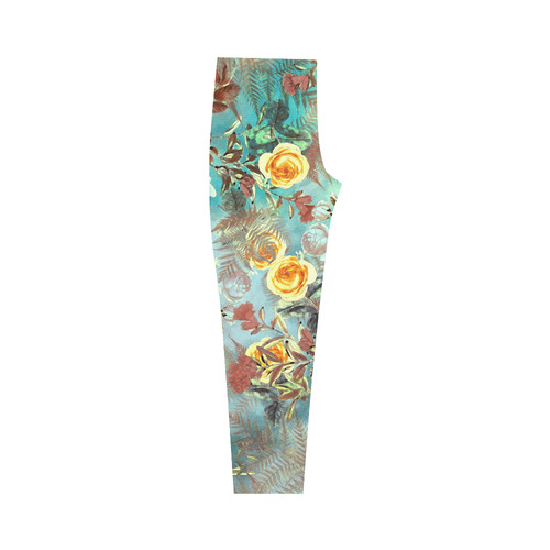 flowers 3 Capri Legging (Model L02)