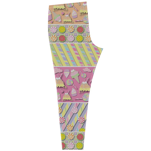 Candy, Cupcakes, and Ice Cream Cassandra Women's Leggings (Model L01)